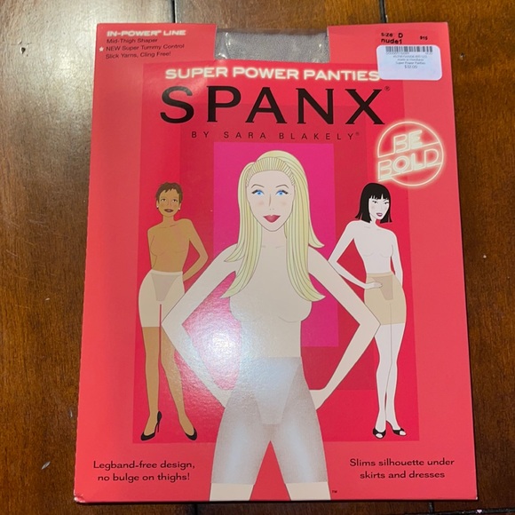 SPANX By Sara Blakely Super Power Panties Nude 1 Size D NWT - Picture 2 of 11